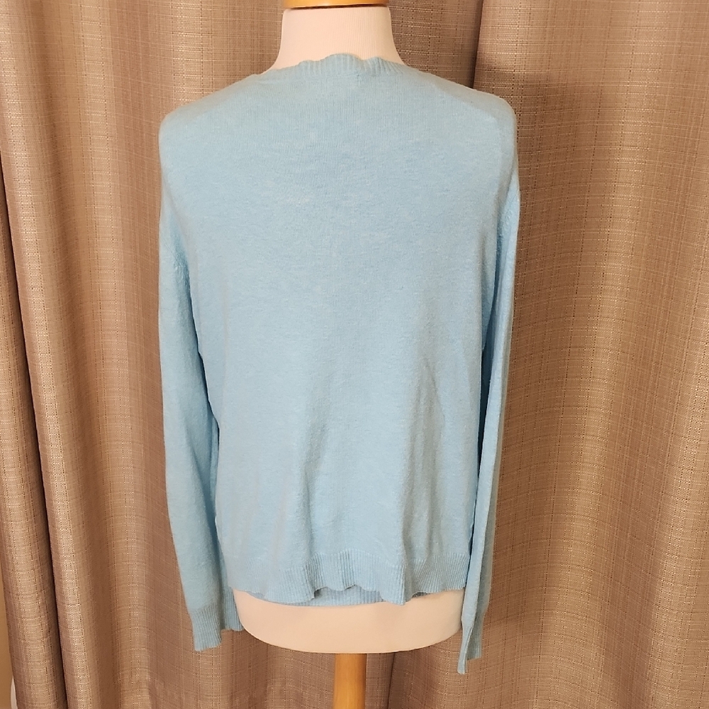 Cherokee Sky Blue Women's Cardigan Set - Picture 3 of 10